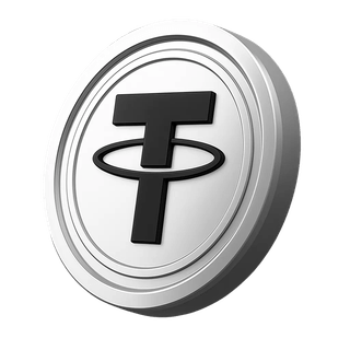 Tether USDT kovanec v razdelku z informacijami o računu